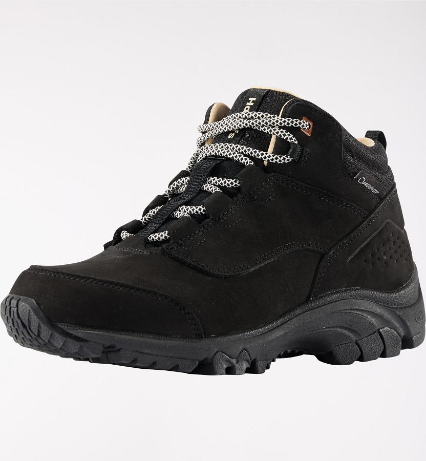 Haglöfs Kummel Proof Eco Hiking Boots Black For Womens GQBXH5124 Australia